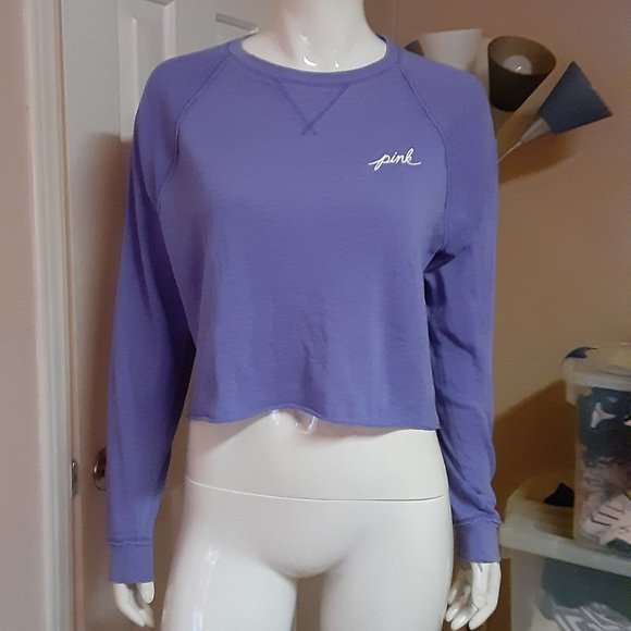 PINK Victoria's Secret Tops - Victoria's Secret PINK Cropped Tshirt